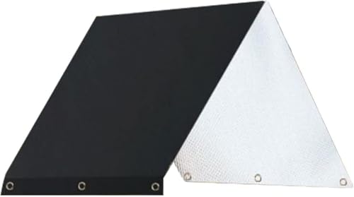 Spielplatz Ersatzdach Überdachung Regendicht Wasserdicht UV-Schutz Markise für Outdoor Schaukelüberdachung Spielhaus Kinderspielgeräte Schutzplane (Black) von DUEYUN
