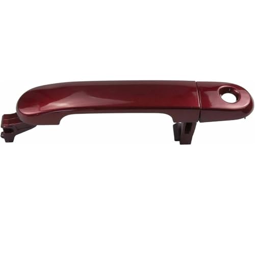 Autotürgriff Äußere Türgriff für Nissan für versa 2007-2012 82640-EL12A 82641-EL12A 1 stücke(Red Front Left) von DUEYUU