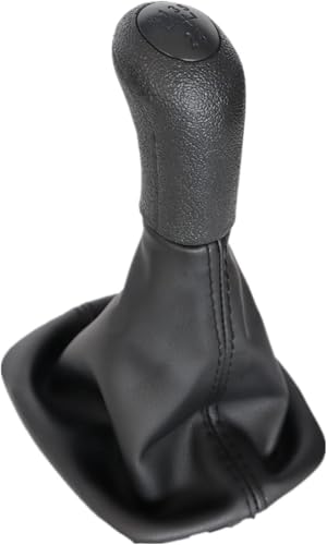 DUEYUU Auto-Schaltknauf Für Skoda für Octavia A4 für Limousine 1996-2009 5 für Geschwindigkeits-Schalthebel-Schaltknauf(Shift Knob Boot) von DUEYUU