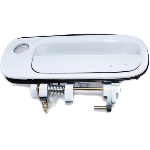 DUEYUU Autotürgriff Äußere Türgriff für Toyota für camry 1992-1996 6922033020 Beige/Schwarz/Weiß Vorne Links Fahrerseite(Weiß) von DUEYUU