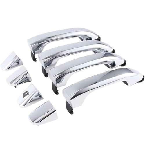 DUEYUU Autotürgriff Auto Außentür Griff für Chevrolet Silverado 1500 2500 3500 2014-2018 Außerhalb Griffe(Silber) von DUEYUU