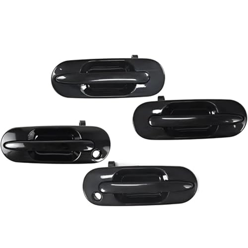 DUEYUU Autotürgriff Auto-Außentürgriff für CR-V für CRV 1997–2001, 4-teilig, Außen-Kit vorne hinten außen links rechts Teile schwarz von DUEYUU