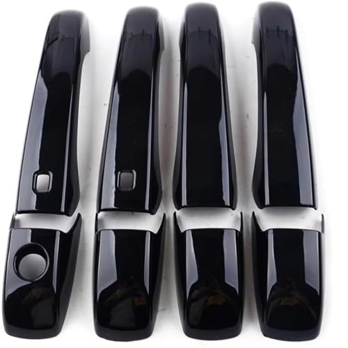 DUEYUU Autotürgriff Auto Links Außentür Griff 4 Paar für glänzend Schwarz Abdeckung für grand für cherokee 2011-2019 DUEYUU Autotürgriff Auto Links Außentür Griff 4 Paar für glänzend Schwarz Abdeckung für grand für cherokee 2011-2019 von DUEYUU