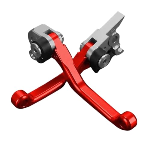 DUEYUU Pitbike-Teile Motorrad Bremse Kupplung Hebel Für CRF150F CRF 150F 2003 2004 2005 2006 2007 2008(Rot) von DUEYUU