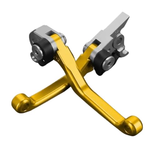 DUEYUU Pitbike-Teile Motorrad Bremse Kupplung Hebel Für KX65 KX 65 2000 2001 2002 2003 2004 2005 2006(Gold) von DUEYUU