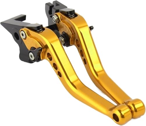 DUEYUU Pitbike-Teile Motorrad Bremse Kupplung Hebel für Triumph für Tiger 1050 800 Street Cup für Trident 660(Gold black) von DUEYUU