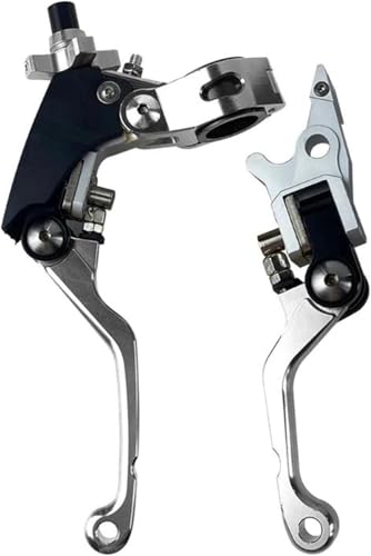 DUEYUU Pitbike-Teile Motorrad Kupplung für für mit 7/8 "22mm Lenker Drop Shipping Universal(Silber) von DUEYUU