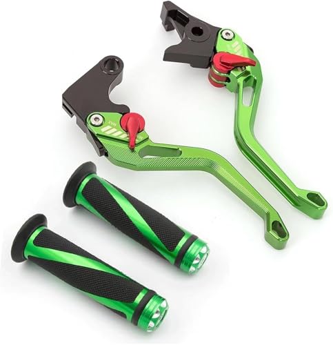 DUEYUU Pitbike-Teile Motorradbremskupplungshebel für MT09 für MT-09 für MT 09 2021 2022 2023 2024(Grün) von DUEYUU
