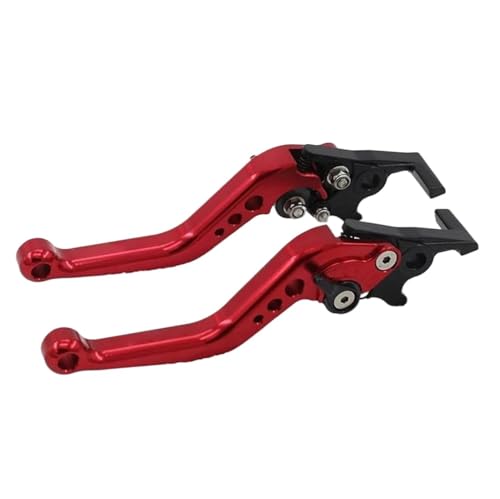 DUEYUU Pitbike-Teile Motorradkupplung Motorradzubehör Modifizierte Teile Klappkupplungshebel(Rot) von DUEYUU
