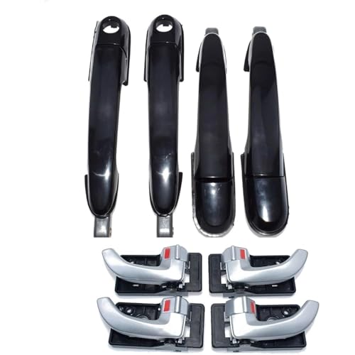 DUEYUU Türgriffe im Autoinnenraum Auto Außentür Griff für Hyundai für tucson 2005 2006 2007 2008 2009 Innen Außen von DUEYUU