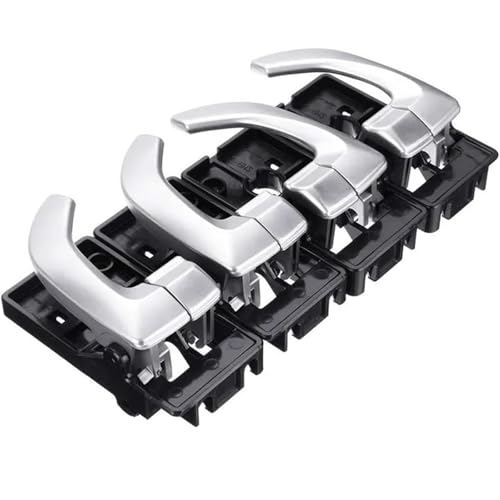DUEYUU Türgriffe im Autoinnenraum Innentürgriff für Hyundai für Tucson 2005-2009 4 Teil/satz Kunststoff-Innentürgriffe 82620-2Z020(Silber) von DUEYUU