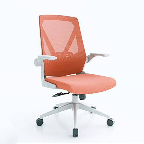 DUIRHNFV Büro -Schwenkstuhl, Hochleistungs -Medium -Rückenarbeit Computer -Schreibtischstuhl, ergonomisches Design, Faltarmlehne, Neigungsmechanismus, maximale Gewichtskapazität 150 kg (Farbe: e) von DUIRHNFV