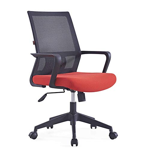 DUIRHNFV Büro Schwenkstuhl, Mesh Computerstuhl Ergonomie Einfacher Taillenunterstützung Personal Stuhl Haushaltsrückströme Schwenkstuhl Studentensitz, 9 Styles Task Stuhl (Farbe: D) von DUIRHNFV