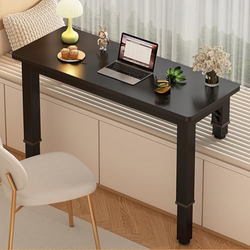 DUIRHNFV Mobile Bay Fensterschreibtisch, Langer kurzer Beinschreibtisch, verdickter Lackbein, Kleiner Raumtisch, ergonomischer Home Office Desk (Stil 2.100 x 40 x 45-55 cm) von DUIRHNFV