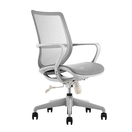 DUIRHNFV Office-Schwenkstühle, SEAT SEAT REITIONAL Ergonomic SWIVL SWIVL Office Chair Mid-Back mit Lumbal Support Executive Task Stuhl (Farbe: a) von DUIRHNFV