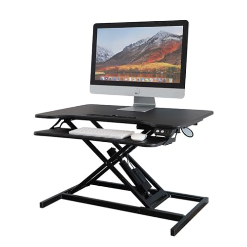 DUIRHNFV Ständiger Schreibtischkonverter mit Tastaturfabrik, Höhenverstellbarer, ergonomischer SIT -Stand -Arbeitsstationen für Monitore Laptop Home Office -Nutzung von DUIRHNFV