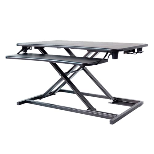 Ständige Desk -Konverterhöhe einstellbar, Officestisch -SIT -Steigrosen mit Tastaturschalen, ergonomische SIT -Stand -Arbeitsstationen für Zwei Monitore, Zuhause und Büro Ständige Desk -Konverterhöhe einstellbar, Officestisch -SIT -Steigrosen mit Tastaturschalen, ergonomische SIT -Stand -Arbeitsstationen für Zwei Monitore, Zuhause und Büro von DUIRHNFV