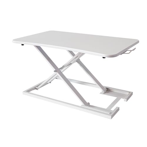 Ständiger Schreibtischkonverter, Height -Verstellbarer Schreibtischstreifer zum Stehen oder Sitzen, Tabletop Workstation für Laptops Monitor Riser -Ständer, für Zuhause oder Büro (Farbe: Weiß, Größe: Ständiger Schreibtischkonverter, Height -Verstellbarer Schreibtischstreifer zum Stehen oder Sitzen, Tabletop Workstation für Laptops Monitor Riser -Ständer, für Zuhause oder Büro (Farbe: Weiß, Größe: von DUIRHNFV