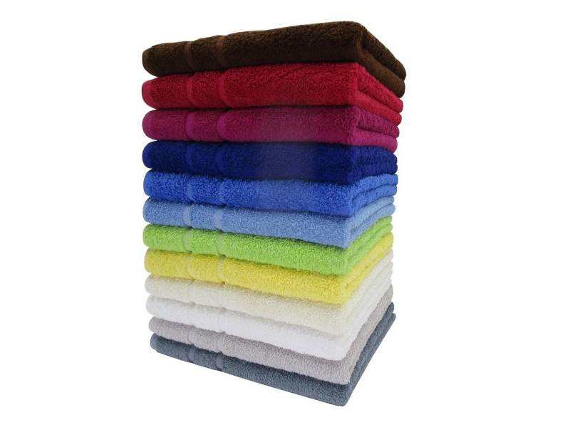 DUKAL Handtücher Badtextilien aus hochwertigem Walkfrottee, ca. 500g/m², 100% Baumwolle, Walkfrottee (1-St), sehr saugfähig von DUKAL