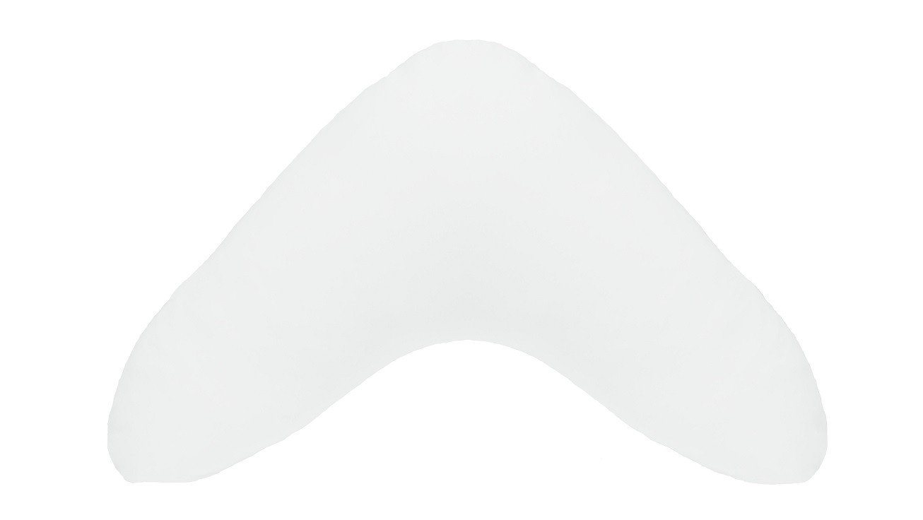Kissenbezüge Bumerangkissen / Stillkissen für Wasserbetten, DUKAL (1 Stück), aus hochwertigem Doppel-Jersey, mit Reißverschluss, Made in Germany von DUKAL