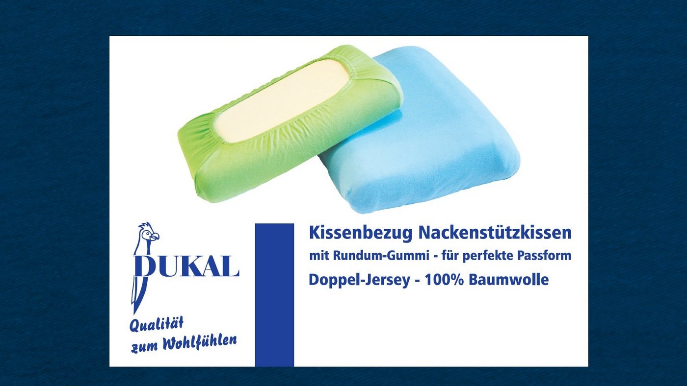 DUKAL Kissenbezüge Grosana airflex CLASSIC/SPRING/TRAVEL, 100% Baumwolle, (1 Stück), TRAVEL Typ MJ, aus hochwertigem Doppel-Jersey, Made in Germany von DUKAL