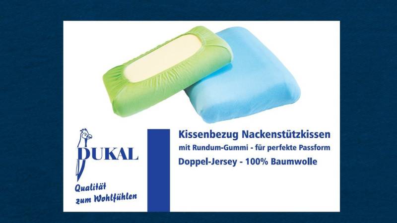 DUKAL Kissenbezüge Grosana airflex CLASSIC/SPRING/TRAVEL, 100% Baumwolle, (1 Stück), TRAVEL Typ MJ, aus hochwertigem Doppel-Jersey, Made in Germany von DUKAL