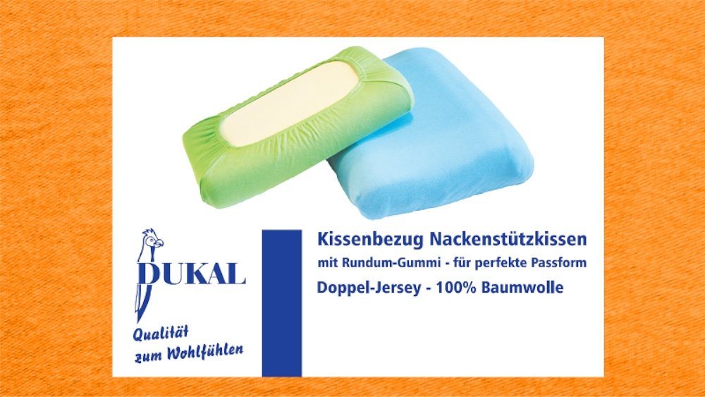 DUKAL Kissenbezüge Grosana airflex CLASSIC/SPRING/TRAVEL, 100% Baumwolle, (1 Stück), TRAVEL Typ MJ, aus hochwertigem Doppel-Jersey, Made in Germany von DUKAL