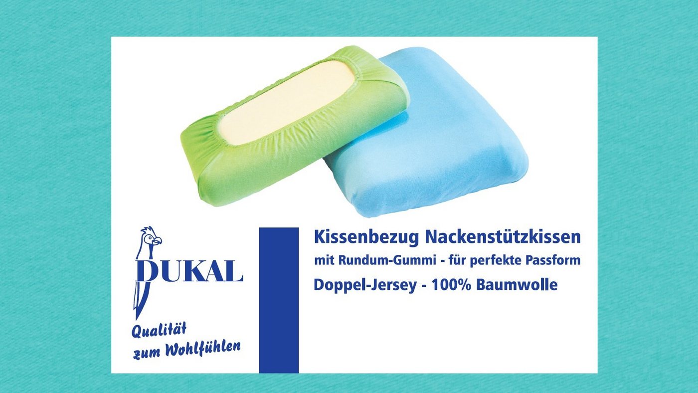 Kissenbezüge Grosana airflex CLASSIC/SPRING/TRAVEL, 100% Baumwolle, DUKAL (1 Stück), TRAVEL Typ MJ, aus hochwertigem Doppel-Jersey, Made in Germany von DUKAL