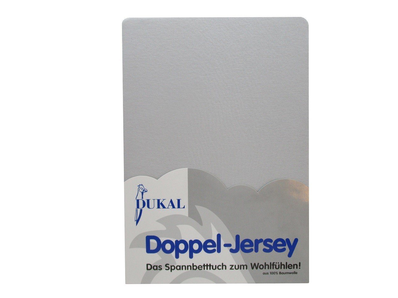 Spannbettlaken für Topper, max. Matratzenhöhe 10 cm, 100% Baumwolle, DUKAL, Doppel-Jersey, Gummizug: rundum, (1 Stück), 90x200 - 100x200 cm, aus hochwertigem Doppel-Jersey, Made in Germany von DUKAL