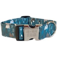 Hundehalsband Mit Gravur Buckle, Gravur, Herbst, Winter von DUKEandFOX