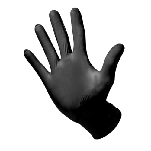DULA Nitril-Handschuhe - Größe XL - Einweghandschuh - Puderfrei - Schwarz - 100 Stück DULA Nitril-Handschuhe - Größe XL - Einweghandschuh - Puderfrei - Schwarz - 100 Stück von DULA