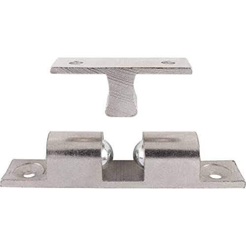 Doppelkugelschnapper Schließsystem (Schnappverschluss) 13x70mm vernickelt von DULIMEX