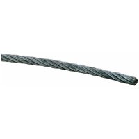 Dulimex - Drahtseil (Stahlseil) ø 1mm 4x3 Litzen DIN3055 Kreuzschlag rechts Stahl verzinkt von DULIMEX