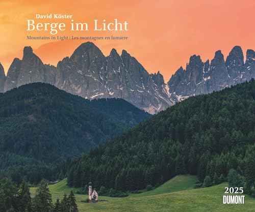 Berge im Licht 2025 – Wandkalender 60,0 x 50,0 cm – Spiralbindung von Dumont Kalenderverlag