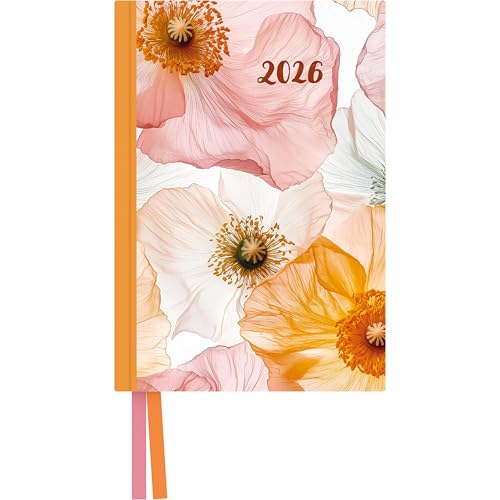 Bright Flowers Taschenkalender 2026 - Blumen-Design - Terminplaner mit Wochenkalendarium - Format 11,3 x 16,3 cm von DUMONT