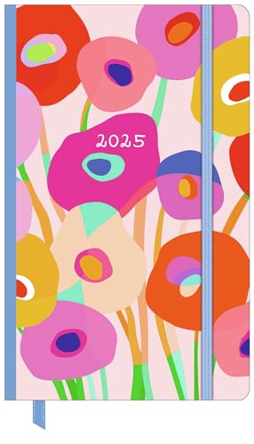 Dominique Vari Blossom - Wochen-Notizkalender groß 2025 - Taschen-Kalender 13x21 cm - mit Verschlussband & Falttasche - Weekly von DUMONT