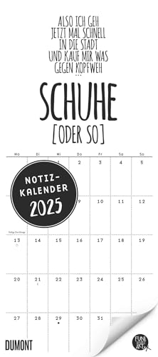 Funi Smart Art Notizkalender 2025 – Planer – Funny Quotes, Sprüche – Format 22 x 49,5 cm von DUMONT