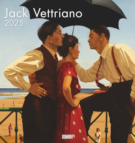 Jack Vettriano 2025 - Kunst-Kalender - Wand-Kalender - 45x48 von DUMONT