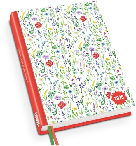 Lovely Flowers Taschenkalender 2025 - Blumen-Design - Terminplaner mit Wochenkalendarium - Format 11,3 x 16,3 cm von DUMONT