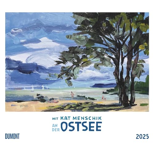 Mit Kat Menschik an der Ostsee 2025 - Kunstkalender - Spiralbindung - Format 38 x 35,5 cm von Dumont Kalenderverlag