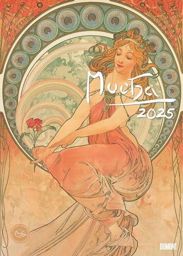 Mucha 2025 - Kunst-Kalender - Poster-Kalender - 50x70 (Kunst Klassiker) von DUMONT