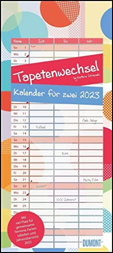 Tapetenwechsel 2023 - Kalender für zwei - Notizkalender - Partner-Planer - Format 22 x 49,5 cm Tapetenwechsel 2023 - Kalender für zwei - Notizkalender - Partner-Planer - Format 22 x 49,5 cm von DUMONT
