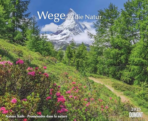 DUMONT - Wege in die Natur 2025 Wandkalender, 52x42,5cm, Fotokunst-Kalender mit Motiven von Naturwegen aus aller Welt, mit Spiralbindung von Dumont Kalenderverlag