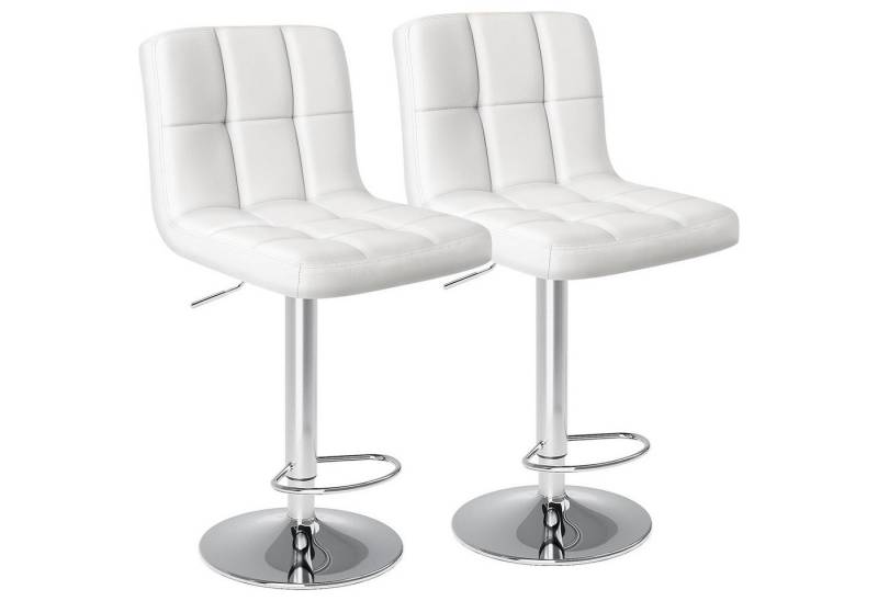 DUMOS Barhocker Barhocker 2er Set, Metallbeine Bar Hocker,Hocker Küche, Hoch Barhocker (2-teiliges Set, 2-teiliges Set), Verstellbare Sitzhöhe von DUMOS