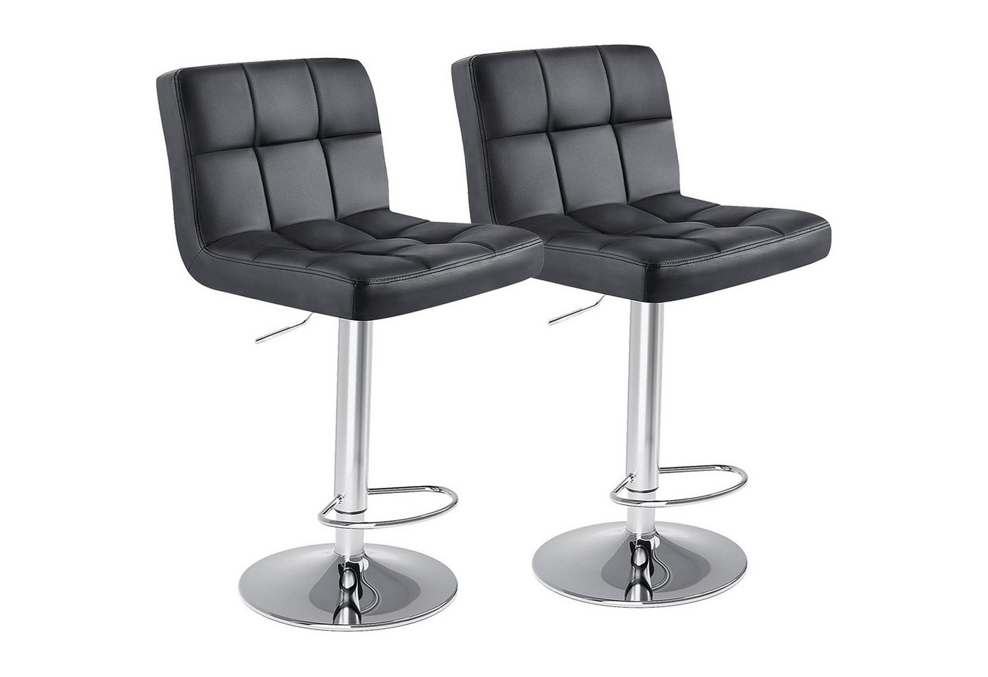 DUMOS Barhocker Barhocker 2er Set, Metallbeine Bar Hocker,Hocker Küche, Hoch Barhocker (2-teiliges Set, 2-teiliges Set), Verstellbare Sitzhöhe von DUMOS