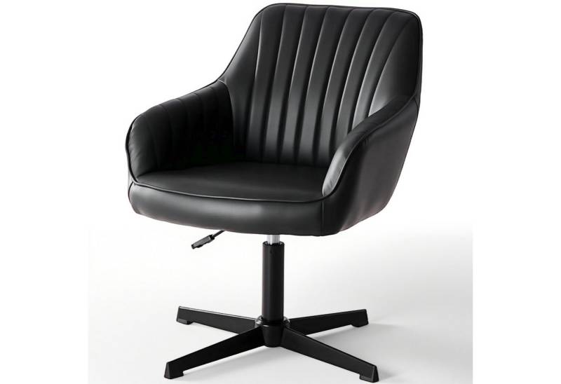 DUMOS Besucherstuhl PU-Leder Bürostuhl, höhenverstellbarer Schreibtischstuhl (1 St), Ergonomisches Design von DUMOS