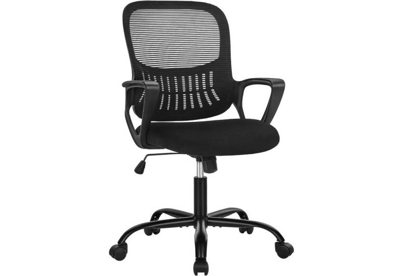 DUMOS Bürostuhl Ergonomischer höhenverstellbarer mit Lendenwirbelstütze und Armlehnen von DUMOS