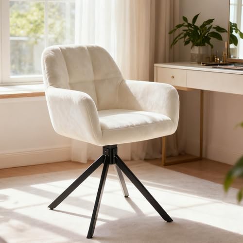 DUMOS Bürostuhl Schreibtischstuhl schminktisch Stuhl kleine Schreibtischstühle mit Rollen niedlicher Drehstuhl mit Rückenlehne armlos Heimbüro Bürostuhl DUMOS Bürostuhl Schreibtischstuhl schminktisch Stuhl kleine Schreibtischstühle mit Rollen niedlicher Drehstuhl mit Rückenlehne armlos Heimbüro Bürostuhl von DUMOS