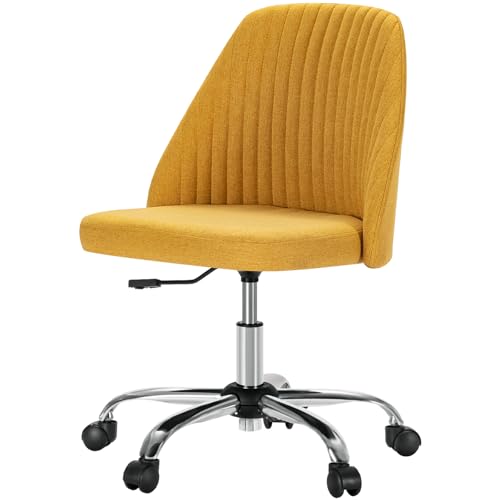 DUMOS Bürostuhl Schreibtischstuhl schminktisch Stuhl kleine Schreibtischstühle mit Rollen niedlicher Drehstuhl mit Rückenlehne armlos Heimbüro DUMOS Bürostuhl Schreibtischstuhl schminktisch Stuhl kleine Schreibtischstühle mit Rollen niedlicher Drehstuhl mit Rückenlehne armlos Heimbüro von DUMOS