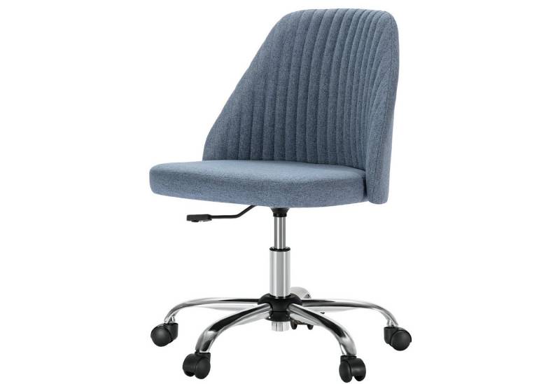 DUMOS Bürostuhl ergonomischer ohne Armlehnen Schreibtischstuhl office chair Drehstuhl, höhenverstellbarer Bürostuhl von DUMOS